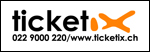 Logo Ticketix marketing couleur sur fond blanc